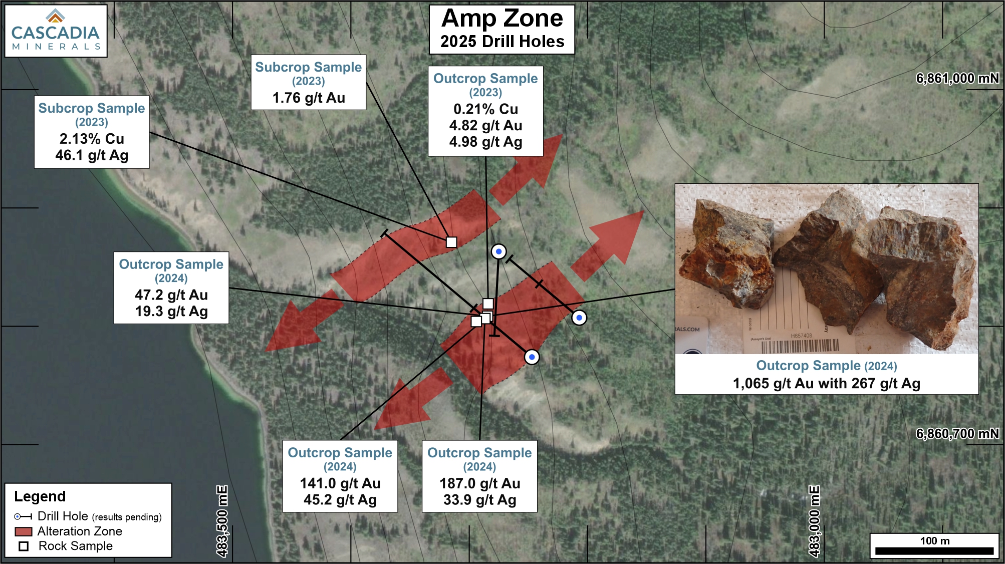Figure 1 Amp Zone Drilling