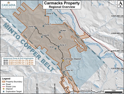 2026.07.14 Figure 1 Carmacks Regional Overview